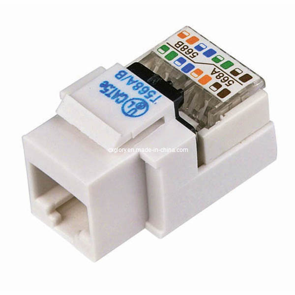 Tool-Less Cat. 5e RJ45 UTP Type Keystone Jack
