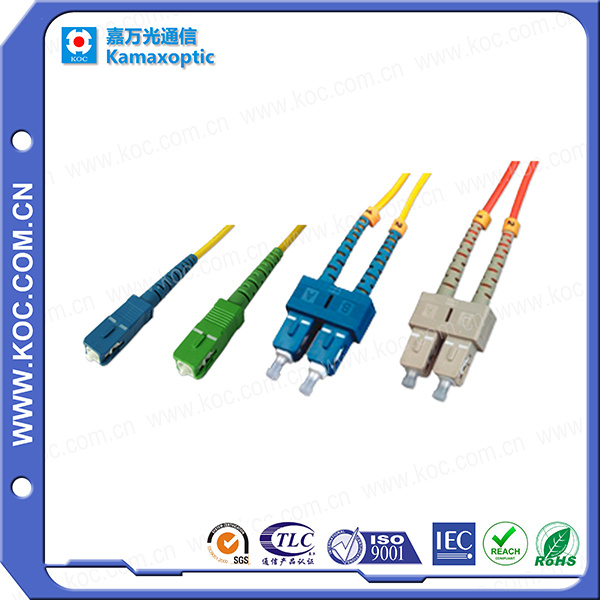 Shenzhen Manufacturer Fiber Optic Patch Cord Sc/Upc-Sc/Upc Multi-Mode Duplex