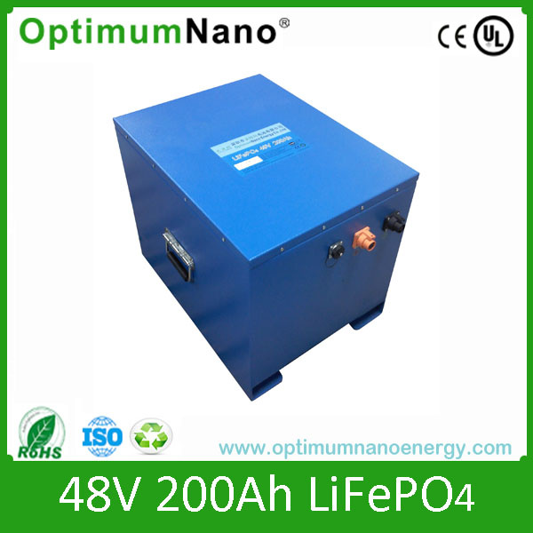 Rechargeable 48V 200ah Battery Pack with BMS