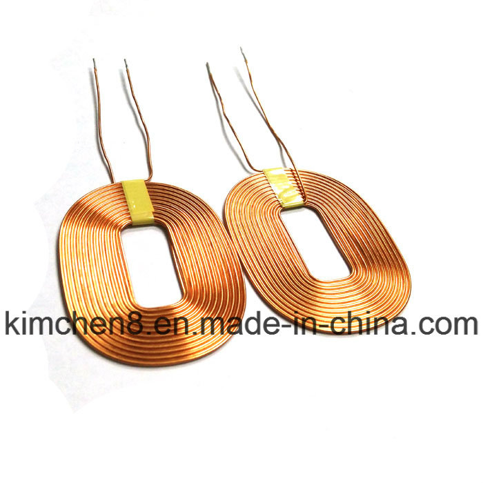 Rx-Coil with Adhesive Copper Wire for Wireless Charger Receiver