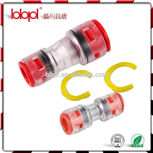 Reinforced Micro-Duct Connector dB for 10mm and Safely Clips, Microduct Connector