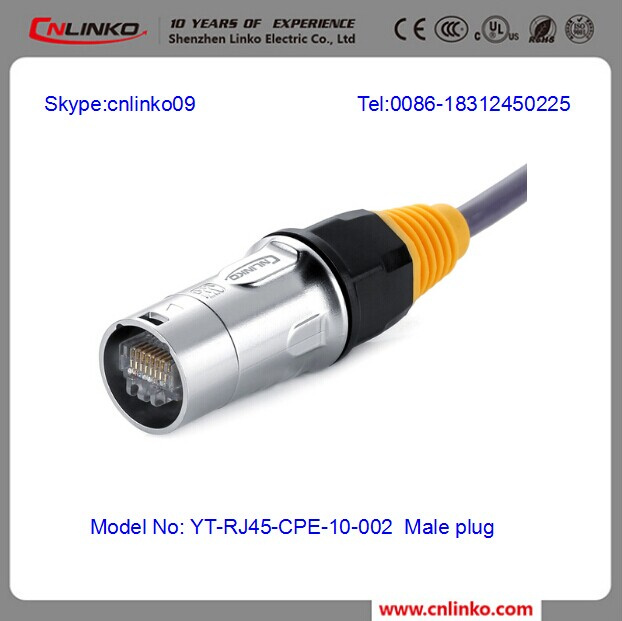 UL Apporved IP67 Cat 5 Waterproof RJ45 Connector/8p8c Connector