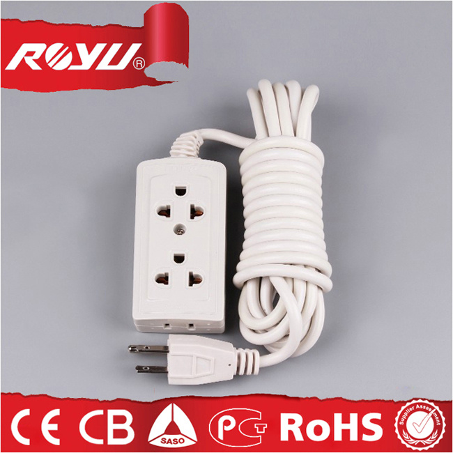 2 Gang Universal Duplex with Ground Convenience Outlet