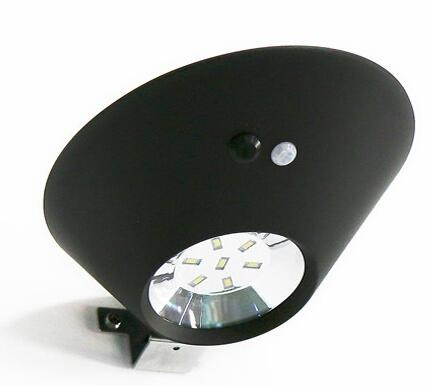 Multi Color 7 LED Monocrystalline Silicon Solar Powered Light Motion Ray Sensor Wall Light with Smart IC Built-in (1127A)