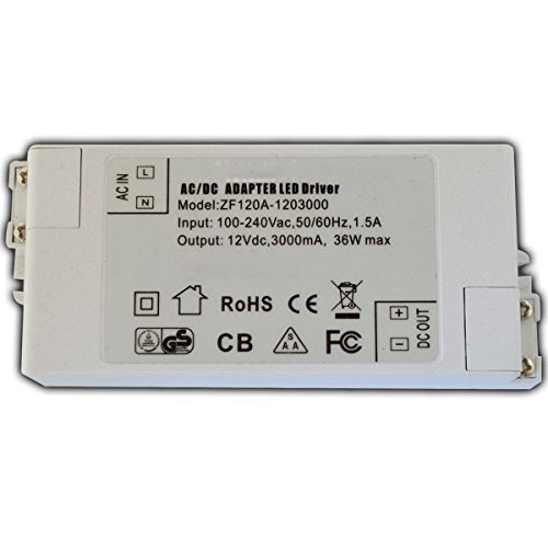 Constant Voltage 12V 36W LED Driver with CE