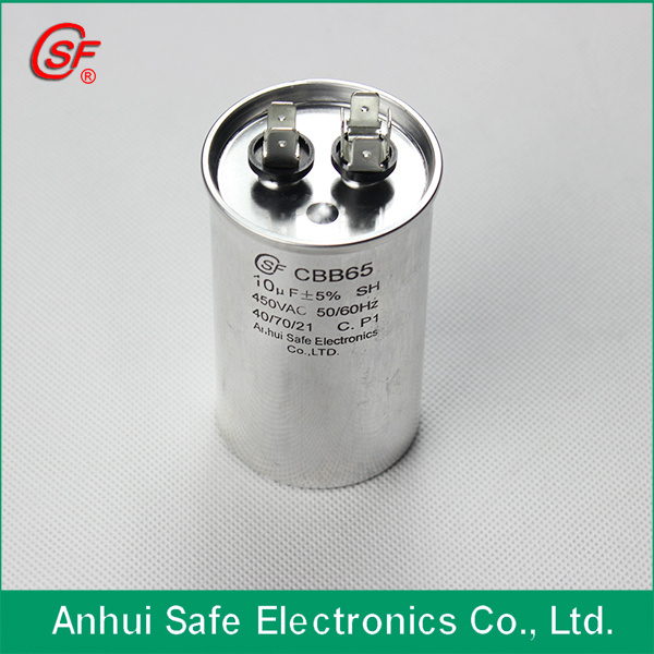 Quality First Cbb65 450VAC 50UF 45UF Anti-Explosion Film Capacitor