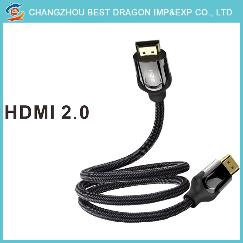 2160p 2.0 High Speed 4K 3D HDMI to HDMI Cable for Uhdtv, PS4, Blueray Player