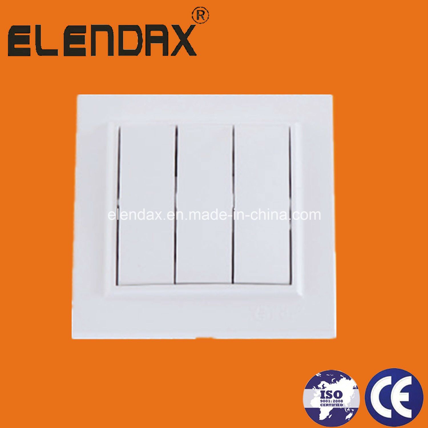 Three Gang Light Wall Switch (F8003)