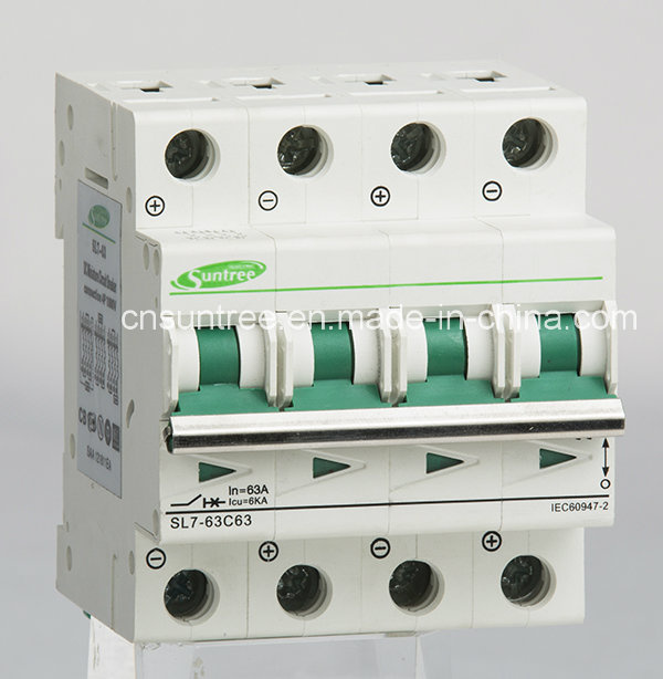 63 AMP Circuit Breaker SL7-63 MCB 3 Phase Circuit Breaker