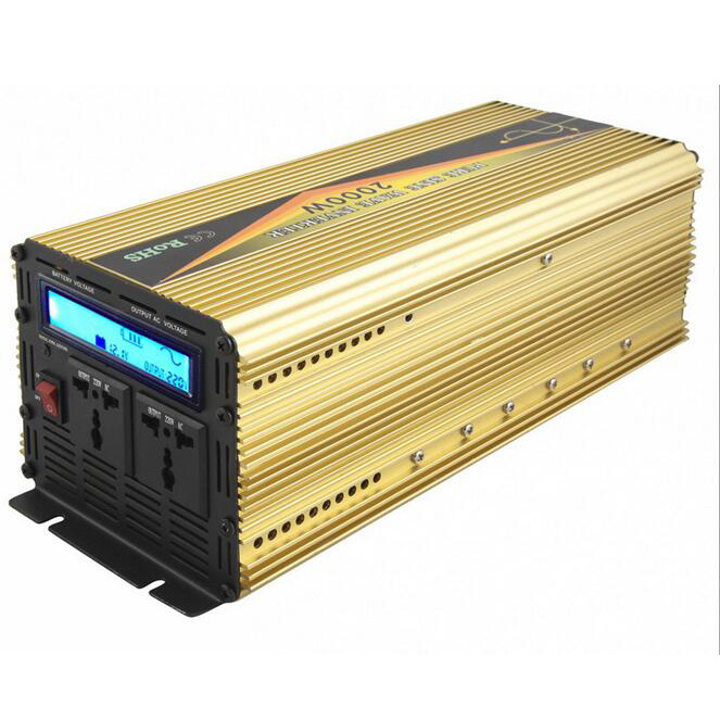 2000W DC12V/24V AC220V/110 Pure Sine Wave Power Inverter with LCD Display