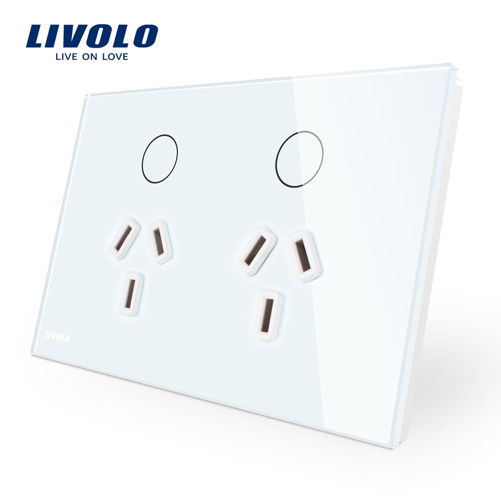 Livolo Touch Panel Standard Austrialia Switch Socket Vl-C9c2au-11