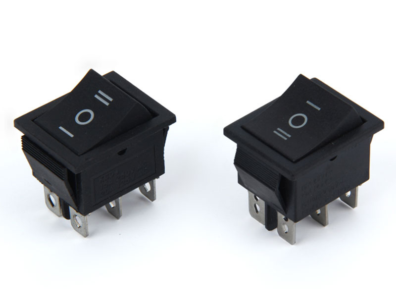 Black Rocker Switch 16A