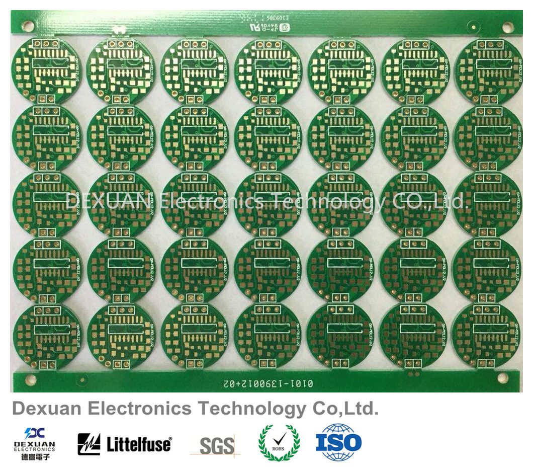 Double-Sided Printed Circuit Board PCB for Electronics with Immersion Gold