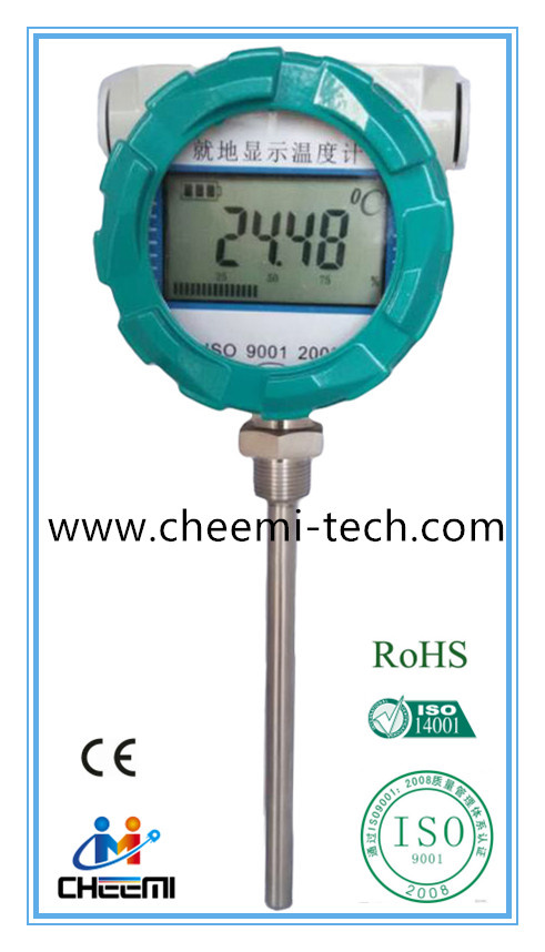 Digital Thermometer with 5 Digits LCD Explosion-Proof Dial Size 104mm Thermocouple Type K