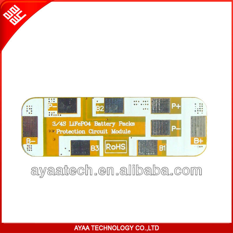 BMS PCM for 12.8V LiFePO4 Battery Pack