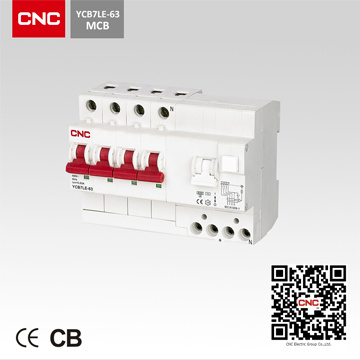 Hot Product Residual Current Circuit Breaker (YCB7LE-3P+N)