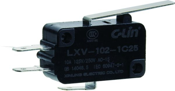 Hinge Lever Micro Switch (LXV-102-1C25)
