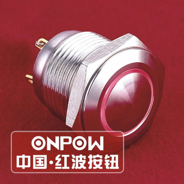 Onpow 16mm Push Button Switch (GQ16B-10E/J/R/12V/S, CCC, CE, RoHS)