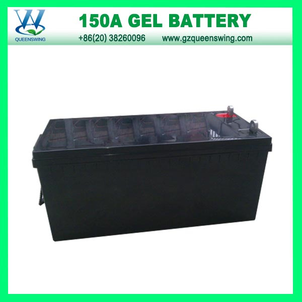 12V 150ah Deep Cycle Storage Gel Battery (QW-BG150A)