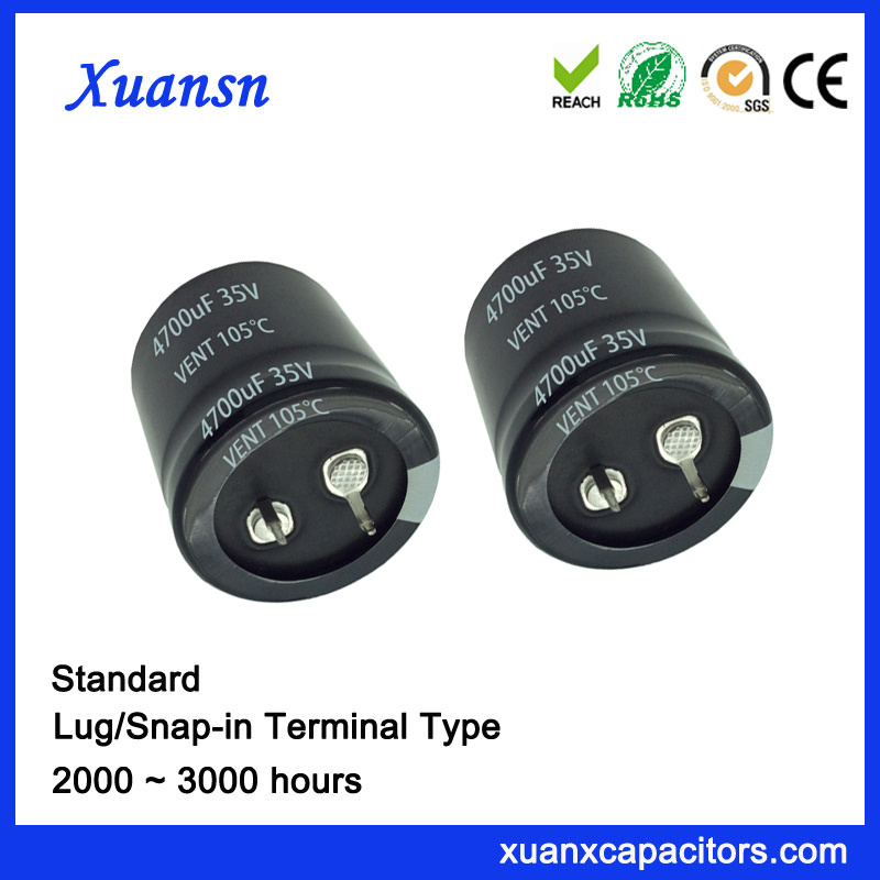 4700UF 35V Standard Snap in Electrolytic Capacitor