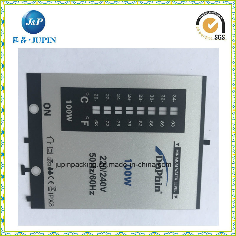 Custom Cmyk Rain Resistant Thermal Transfer Clear Electrical Device Panel (jp-np003)