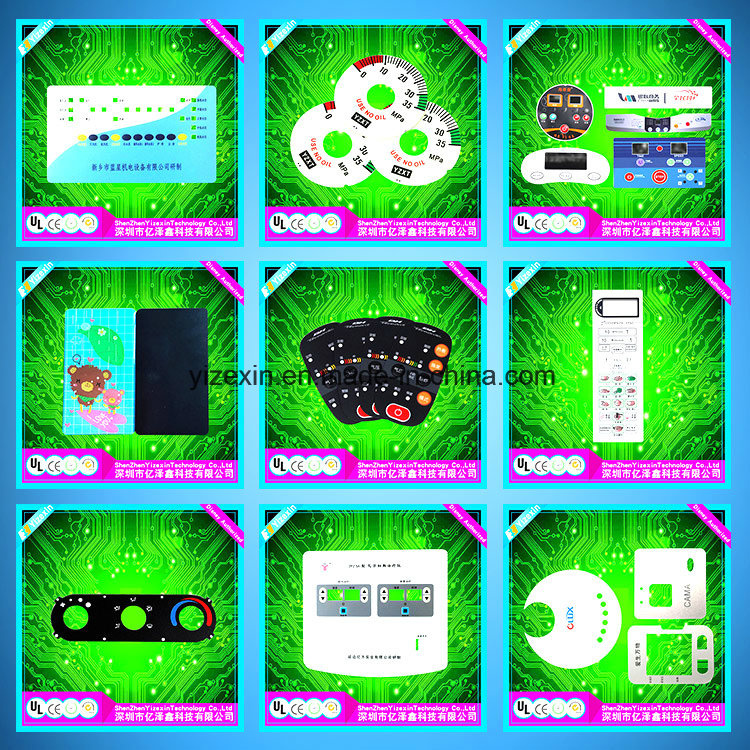 Customized Curved Dome Embossing Keyboard Membrane Switch Panel