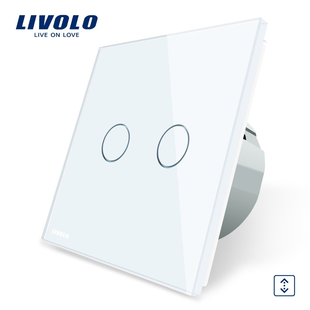 Livolo Simple Control Electrical Window Curtain Switch Vl-C702W-11