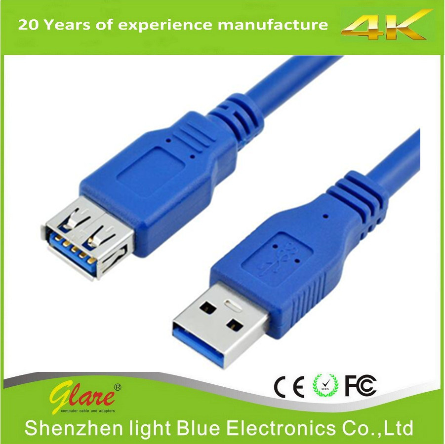 6feet Blue Color USB 3.0 Extension Cable