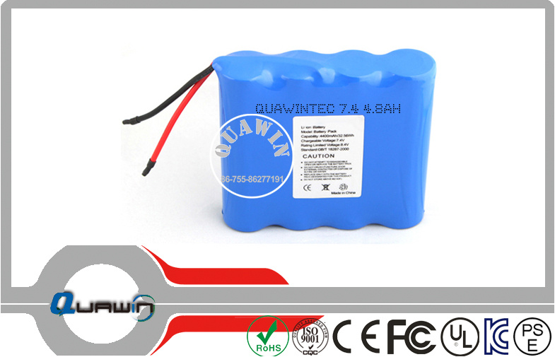 2s2p 7.4V 4800mAh Lithium Battery