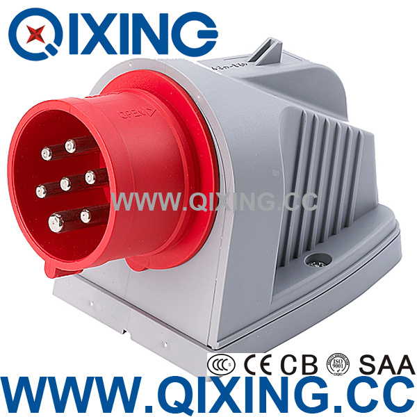 Industrial 7p Wall Mounted Socket with CE CB (QX-2166)
