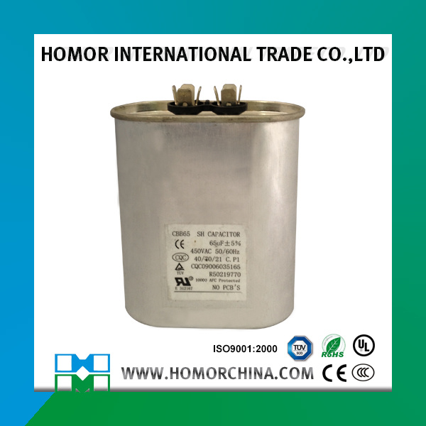 Refrigerator Capacitor AC Motor Capacitor Cbb65