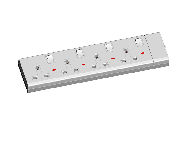 4 Gang Extension Socket
