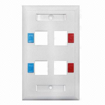 Four Holes Faceplate in 120 Type