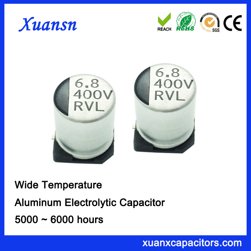 High Quality SMD 6.8UF 400V Electrolytic Capacitor