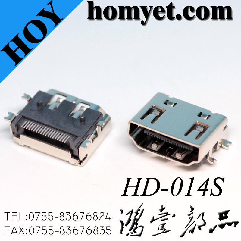 High Quality 19pin SMD Type HDMI Connector