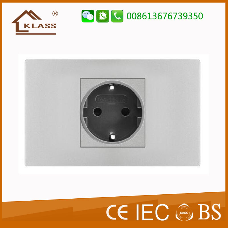 Made in China 16A Schuko Germany Type Power Supply Socket