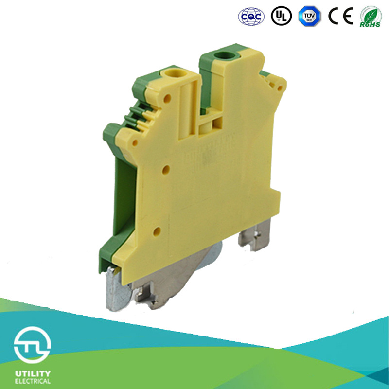 Quick-Wire Nylon DIN Rail Earth Terminal