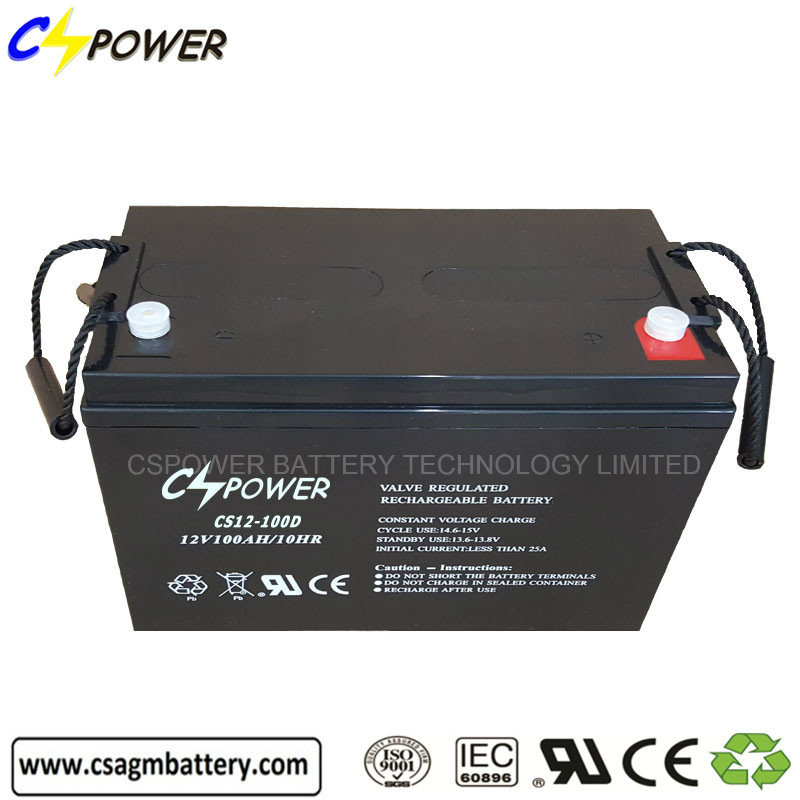 Shenzhen Rechargeable Deep Cycle Solar UPS Battery 12V 100ah