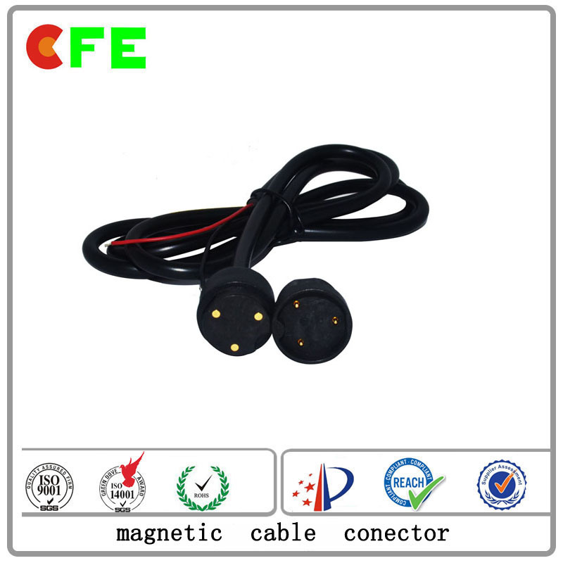 Custom Hight Current 3pin Magnetic Cable Connectors