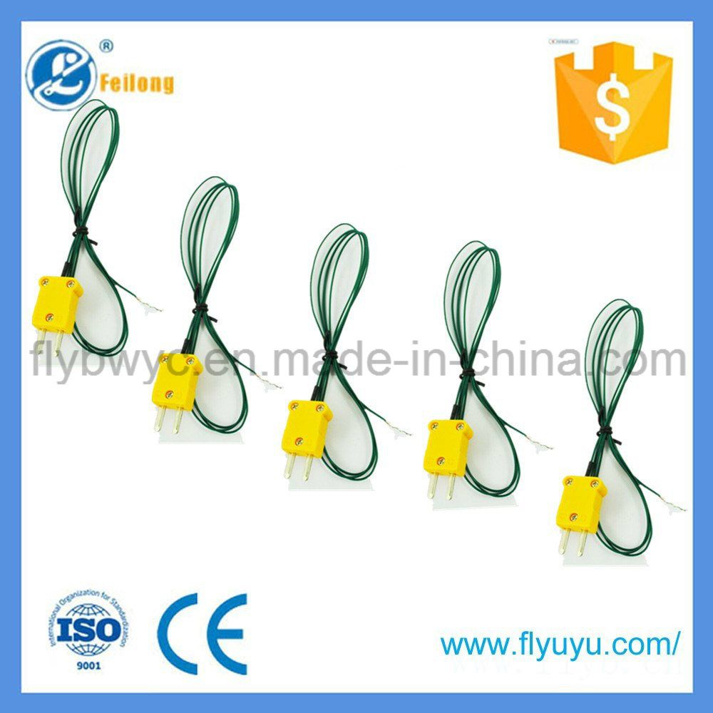 K Type Exposed Terminal Thermocouple Temperature Sensor with Plug