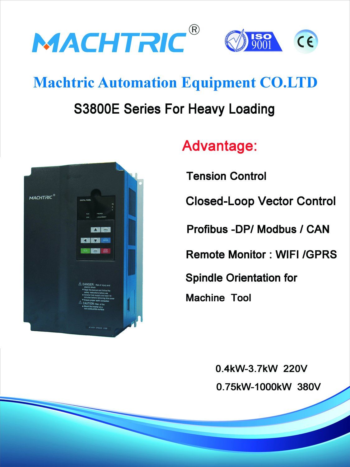 AC Drive for Elevator Application with Pg Card