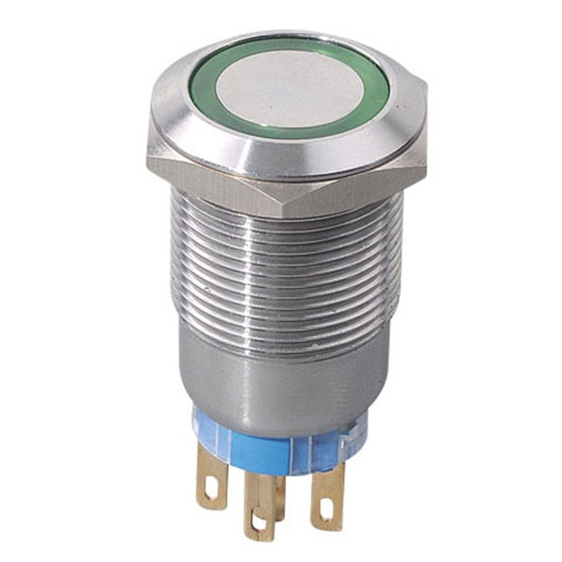 19mm Push Button Switch with LED Light Color