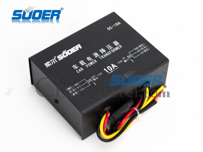 Suoer 10A DC 24V to 12V Current Transformer (DC-10A)
