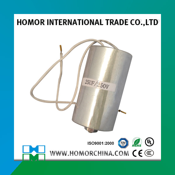Double Wire Cbb65 Capacitor for Air Conditioner Compressor