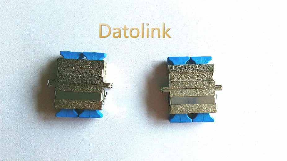 Sc Sc Duplex Sm Metal Style Fiber Optic Adapter