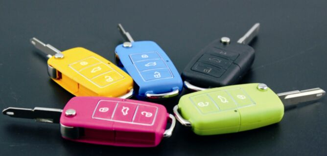 Colorful Car Sharp Key Remote Control Copier and Duplicator
