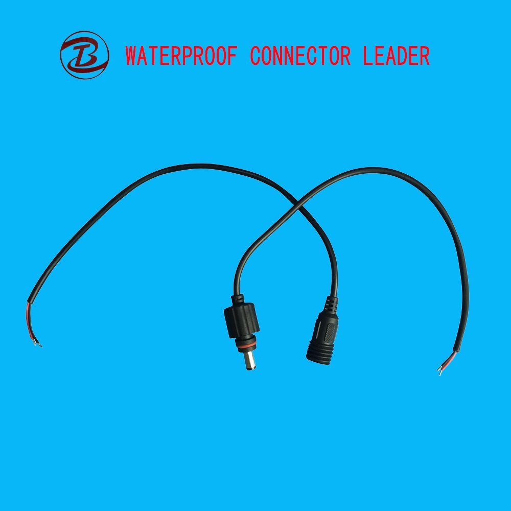 Promotion Transparent Black Waterproof DC Power Plug 4.5mm