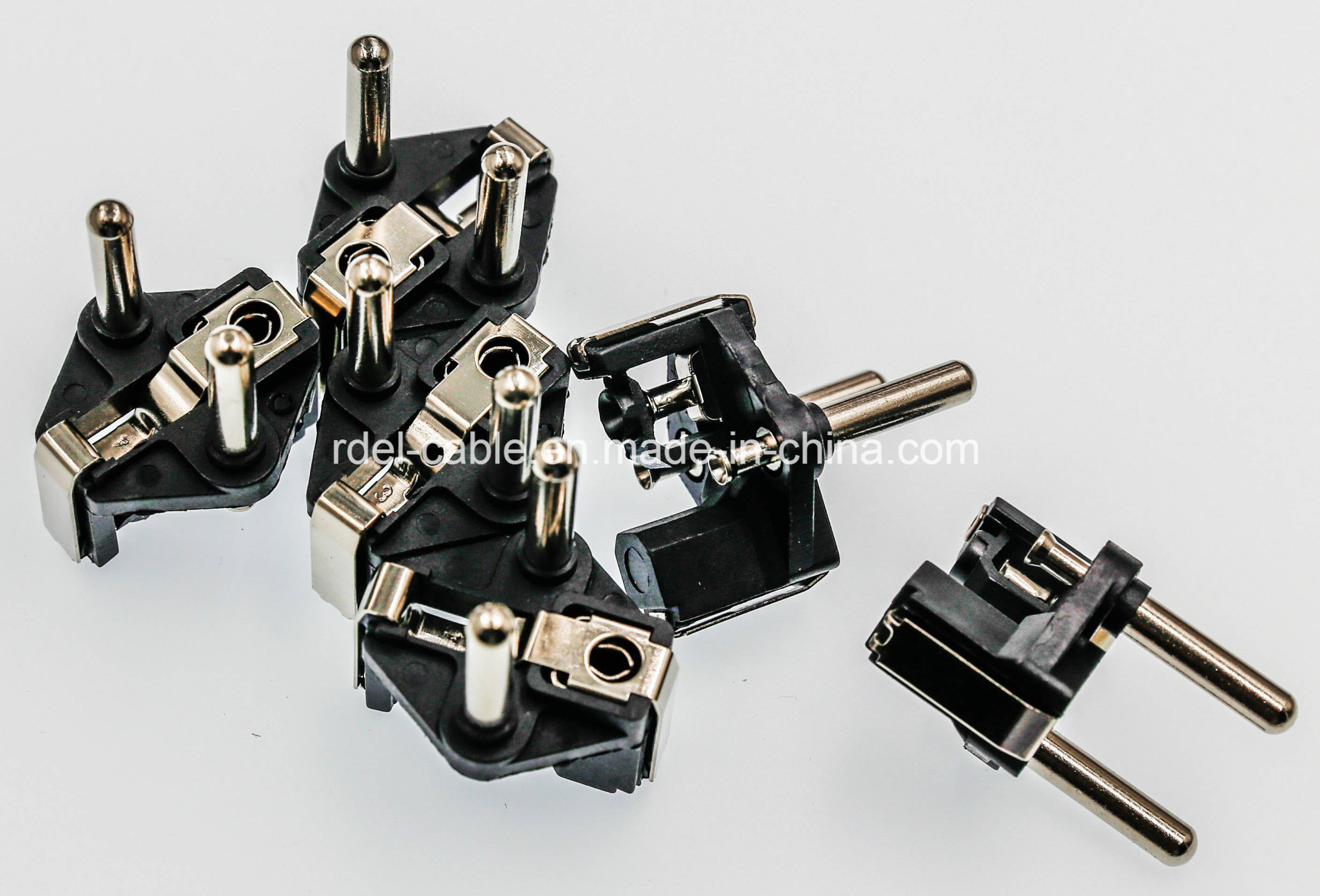 Automatic Schuko Plug Insert (VDE plug, pipe plug, cee7/4 standard plug)