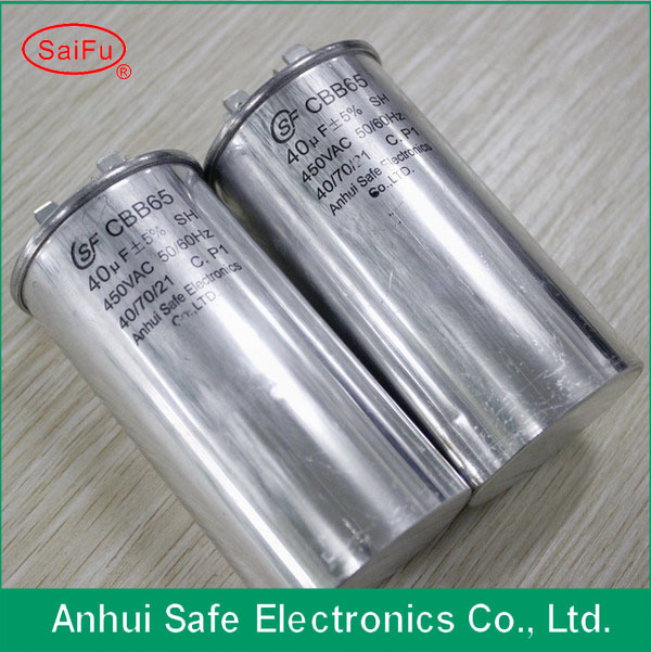Cbb65A-1 AC Fan Motor Capacitor 45UF 450V Cbb65A-1