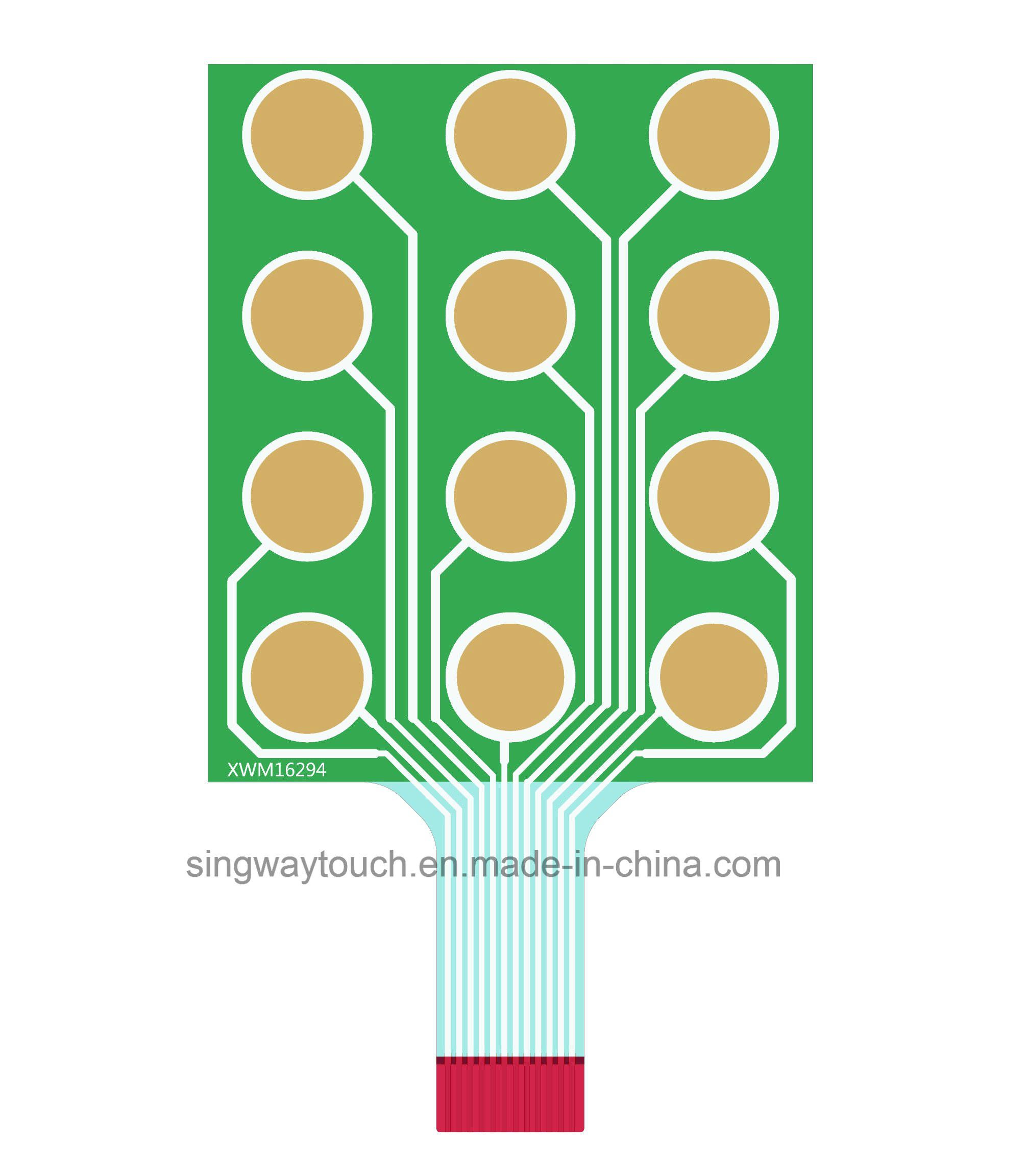 Capacitive Membrane Touch with Transparent Siliver